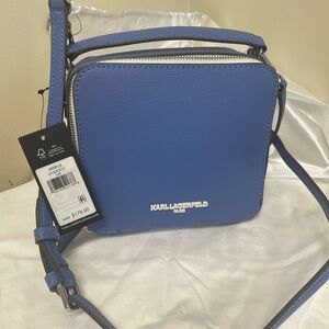 Karl Lagerfeld Blue Crossbody Bag NWT